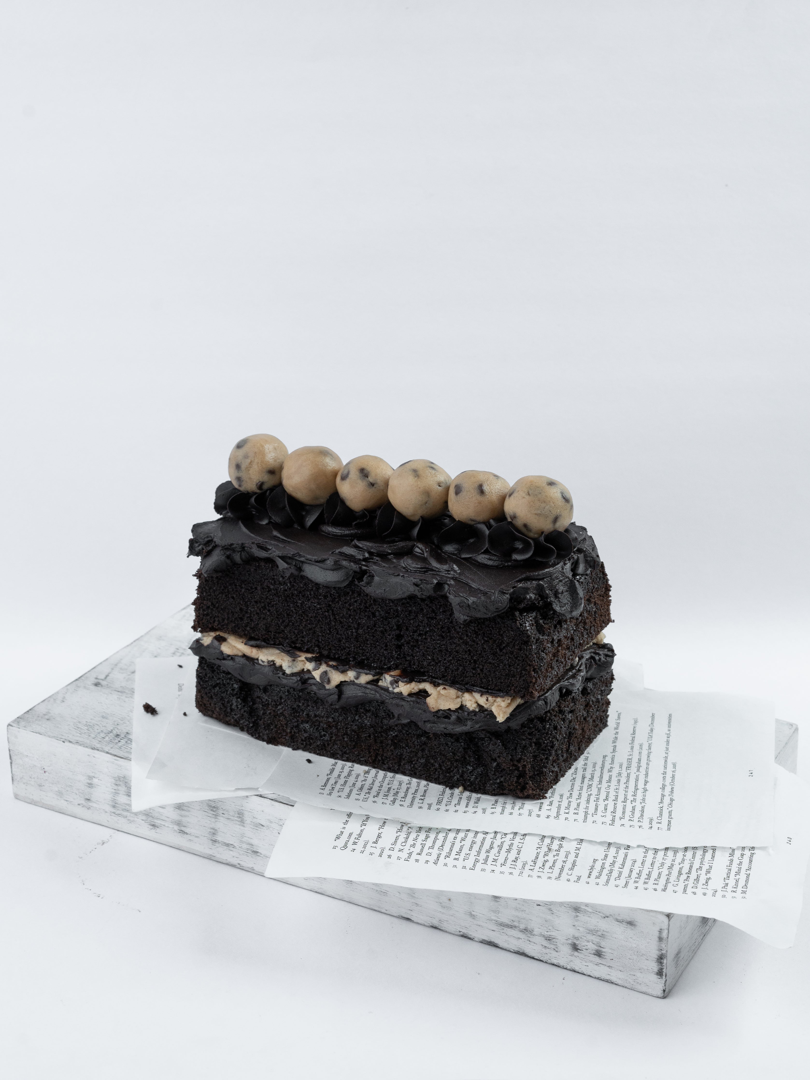 The Layered Cookie Dough Log