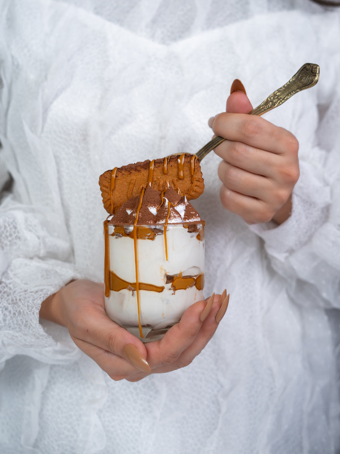 Golden Lotus Biscoff Tiramisu